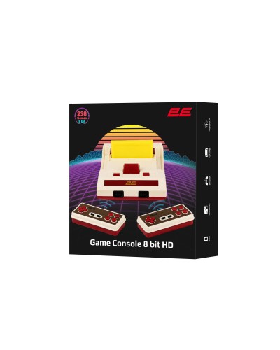 2E Game Console, 8 Bit Wireless Gamepad, HDMI, 298 Games - 2E8BHDWS288