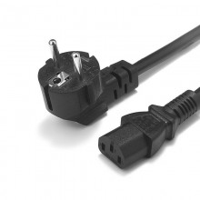 კვების კაბელი EU plug power cord, 1mm 1.5m pure copper 16A