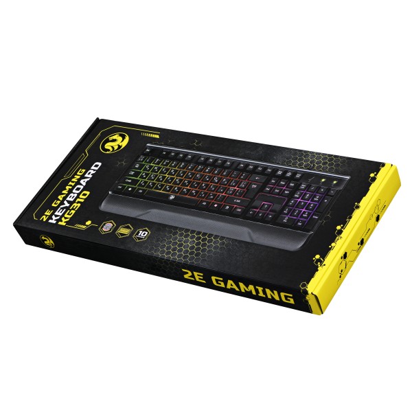 2Е KG310 Led Backlight Gaming Keyboard Black - 2E-KG310UB