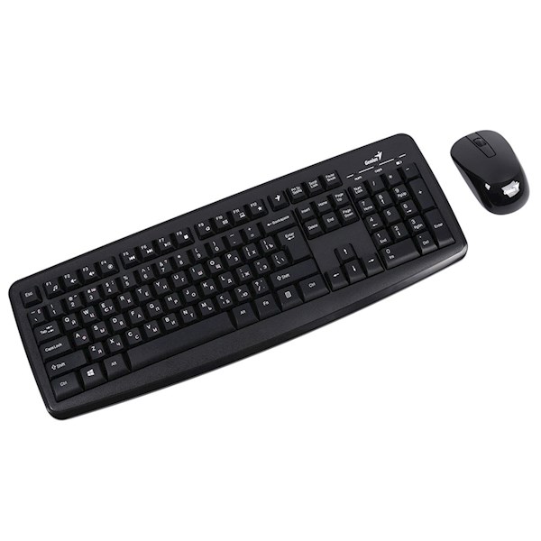 კლავიატურა KM-8101, Genius Wireless Keyboard + Mouse, USB