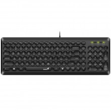 კლავიატურა SlimStar Q200, Genius, Keyboard USB Black