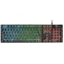 კლავიატურა Trust GXT835, Wired, RGB, USB, Gaming Keyboard, Black