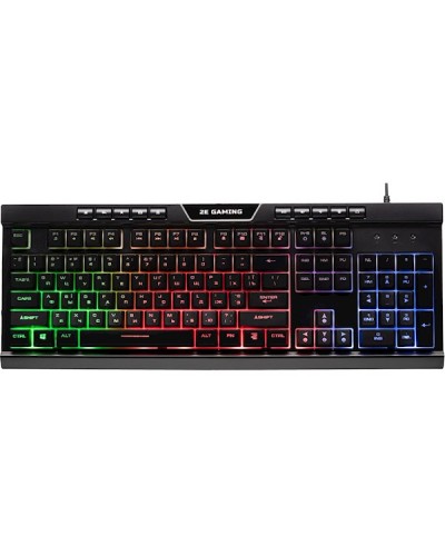 კლავიატურა 2E 2E-KG300UB Gaming KG300 Keyboard, LED, USB, Black