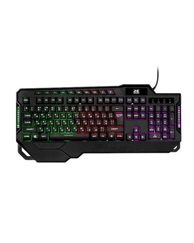 კლავიატურა 2E 2E-KG340UBK KG330 LED, USB, Wired Gaming Keyboard, Black