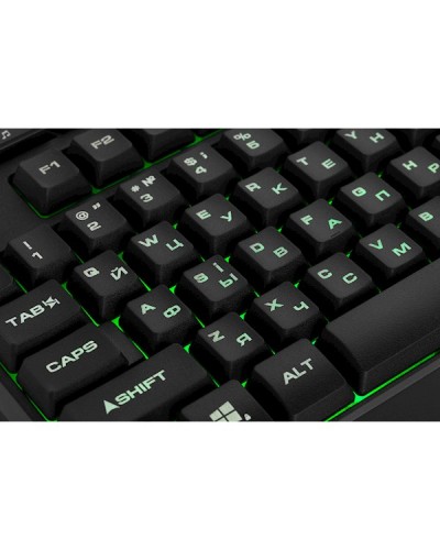 კლავიატურა 2E 2E-KG340UBK KG330 LED, USB, Wired Gaming Keyboard, Black