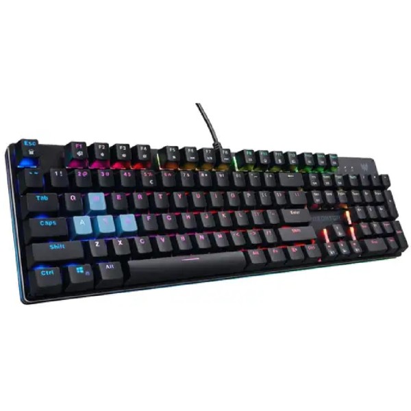 კლავიატურა Acer GP.KBD11.048 Predator Aethon 303, Wired, USB, Gaming Keyboard, Black