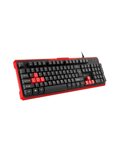 კლავიატურა Genesis Gaming Keyboard Rhod 110 US Layout wired Windows 10, Android 2.2 O.S, Windows 8, Linux, Windows 7, Vista, XP Red, Black