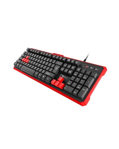 კლავიატურა Genesis Gaming Keyboard Rhod 110 US Layout wired Windows 10, Android 2.2 O.S, Windows 8, Linux, Windows 7, Vista, XP Red, Black