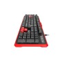 კლავიატურა Genesis Gaming Keyboard Rhod 110 US Layout wired Windows 10, Android 2.2 O.S, Windows 8, Linux, Windows 7, Vista, XP Red, Black