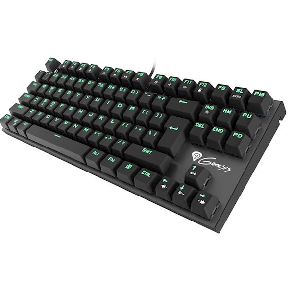 კლავიატურა Genesis Gaming Mecanichal Keyboard Thor 300 TKL Green RGB RULayout with RGB Blacklight Windows XP, Vista, 7, 8, 10, USB