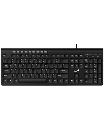 კლავიატურა Genius SlimStar 230II, Wired, USB, Keyboard, Black