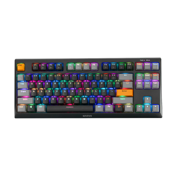 კლავიატურა MARVO KG980A EN-B Wired gaming Mechanical keyboard Black