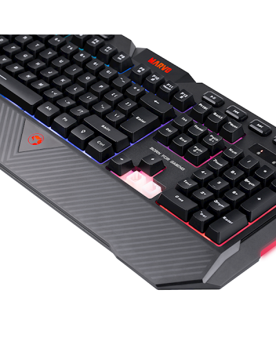 კლავიატურა Marvo K656 Wired Gaming Keyboard Membrane Black