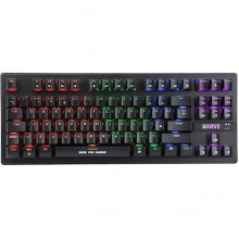 კლავიატურა Marvo KG901C, Jixian Blue, Wired, RGB, USB, Gaming Keyboard, Black