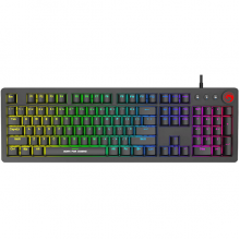 მექანიკური კლავიატურა Marvo KG917, Wired, RGB, Gaming Keyboard, Black