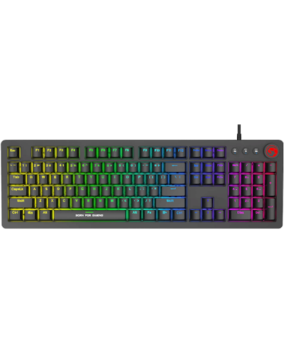 მექანიკური კლავიატურა Marvo KG917, Wired, RGB, Gaming Keyboard, Black