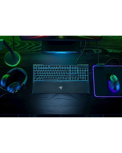 კლავიატურა Razer RZ03-04470800-R3R1 Ornata V3 X, Wired, RGB, USB, Gaming Keyboard, Black