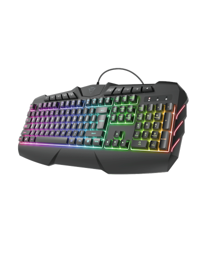კლავიატურა Trust GXT881 ODYSS SEMI-MECH KEYBOARD, ნახევრად მექანიკური