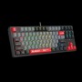 მექანიკური კლავიატურა Bloody S87 Hot-swappable RGB TKL Mechanical Keyboard USB (Energy Red) (US+Russian)