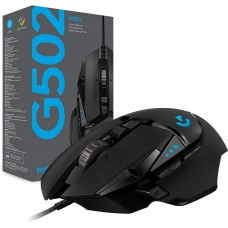მაუსი - Logitech G502 HERO / სადენით / 25,600 DPI / შავი