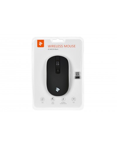 2Е MF210 Wireless Mouse Black