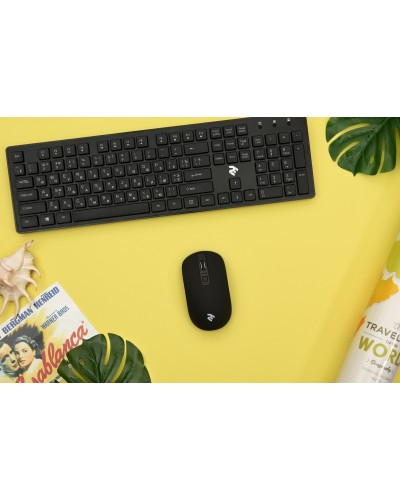 2Е MF210 Wireless Mouse Black
