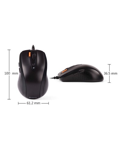 A4Tech N-70FX V-TRACK WIRED MOUSE USB BLACK