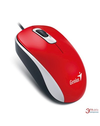 მაუსი Genius DX-110 RED, Genius Optical Mouse, USB