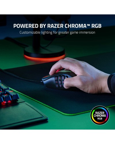 მაუსი Razer Gaming Mouse Naga X USB RGB Black