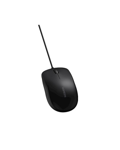 კლავიატურა და მაუსი UGREEN MK003 (15097) MU007 (90789) Wired Keyboard and Mouse Combo, Georgian QWERTY, USB, 1.5m, Black