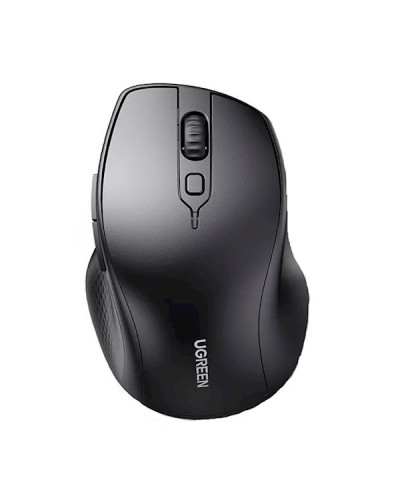 მაუსი UGREEN MU101 (90395), Ergonomic Wireless 2.4G Mouse, Bluetooth, 4000DPI, Silence Design, Black