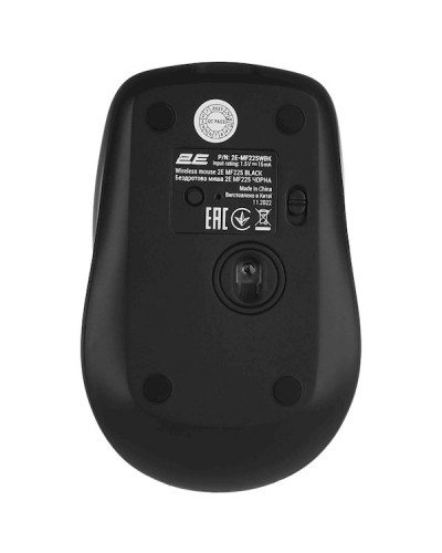 მაუსი 2E 2E-MF225WBK, Wireless, BT, Mouse, Black