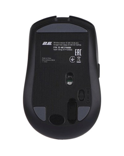 მაუსი 2E 2E-MF270WBK, Wireless, USB, Mouse, Black