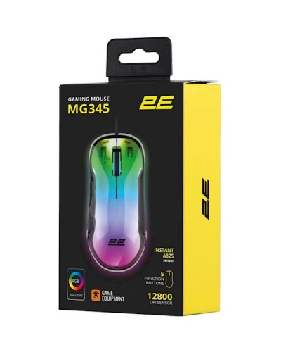 მაუსი 2E 2E-MG345TR, Wired, USB, Gaming Mouse, Black