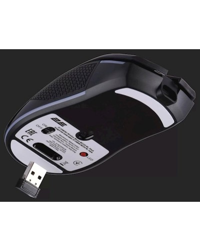 მაუსი 2E 2E-MG350UB-WL, RGB, USB, Wireless, Gaming Mouse, Black