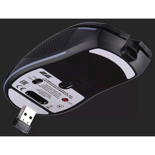 მაუსი 2E 2E-MG350UB-WL, RGB, USB, Wireless, Gaming Mouse, Black