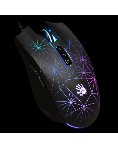 მაუსი A4Tech Bloody P81s, RGB ANIMATION GAMING MOUSE, Curve Activated