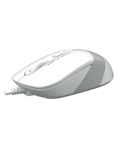 მაუსი A4Tech FM10S FSTYLER WIRED MOUSE WITH SILENT CLICK USB WHITE 1600 DPI