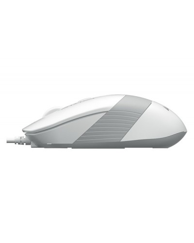 მაუსი A4Tech FM10S FSTYLER WIRED MOUSE WITH SILENT CLICK USB WHITE 1600 DPI