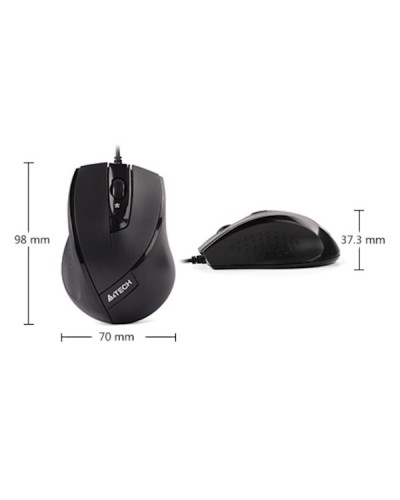 მაუსი A4Tech-N-600X-1 V-TRACK WIRED MOUSE USB BLACK