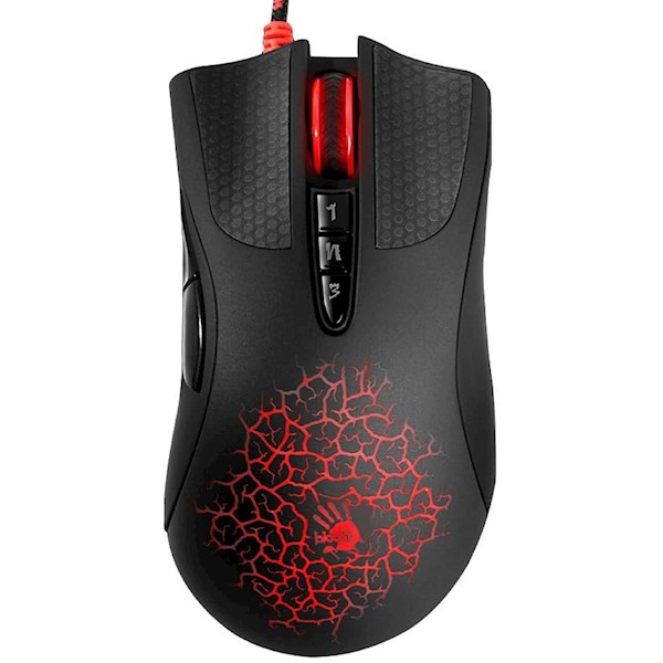 მაუსი A4tech A90 Light Strike Bloody, Wired, USB, Gaming Mouse, Black