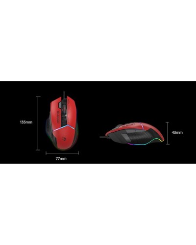 მაუსი A4tech Bloody W95 Max Sports RGB Gaming Mouse Sports Red