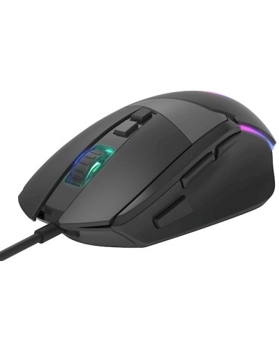 მაუსი Marvo M411, Wired, USB, RGB, Gaming Mouse, Black