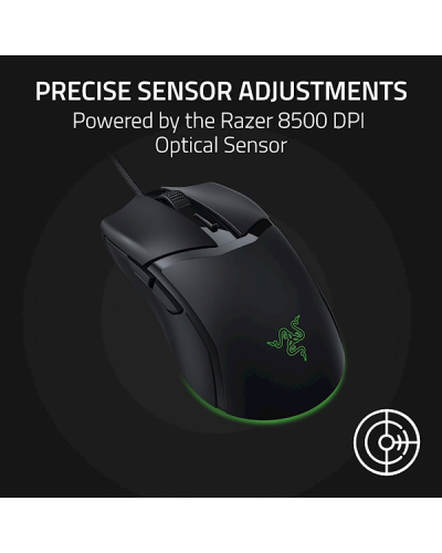მაუსი Razer RZ01-04650100-R3M1 Cobra, Wired, RGB, USB, Gaming Mouse, Black