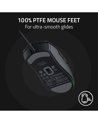 მაუსი Razer RZ01-04650100-R3M1 Cobra, Wired, RGB, USB, Gaming Mouse, Black