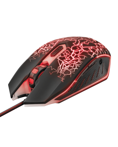 მაუსი Trust GXT105X, Wired Mouse, USB, Black