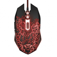მაუსი Trust GXT105X, Wired Mouse, USB, Black