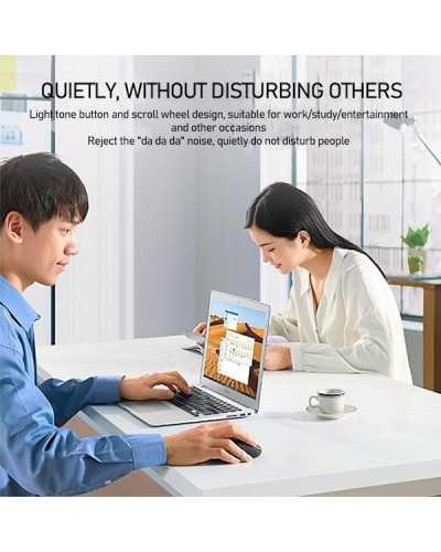 მაუსი UGREEN MU105 (90550), Wireless, USB, Mouse, Blue