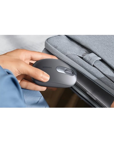 მაუსი UGREEN MU105 (90669), Wireless, USB, Mouse, Moonlight Gray