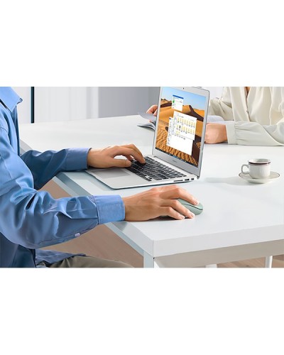 მაუსი UGREEN MU105 (90672), Wireless, USB, Mouse, Celadon Green